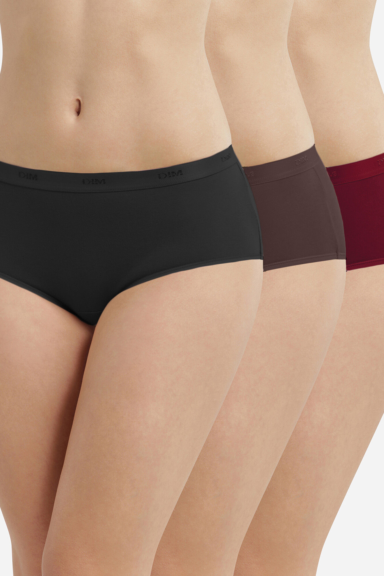 DIM Pack de 3 b&oacute;xers de algod&oacute;n el&aacute;stico