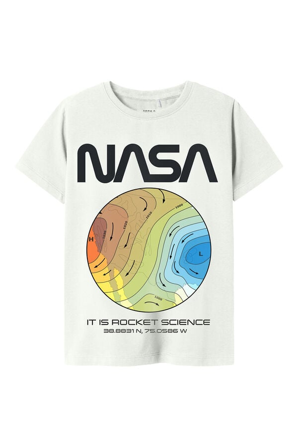 Name it NASA kids t-shirt white