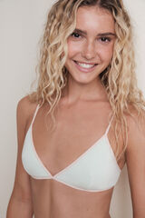 HI&BYE Pamučni trouglasti grudnjak sa odvojivim korpe, zelene boje Zelena