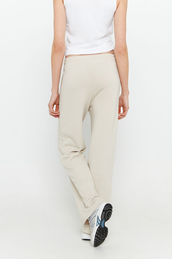 Womensecret Cotton trousers marron