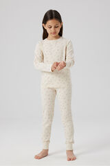 Name it Pijama ni&ntilde;a flores beige