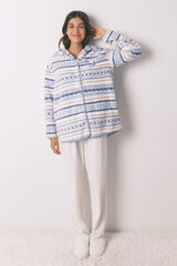 Women'secret Snoopy kućni ogrtač s kapuljača i rubovima S uzorkom