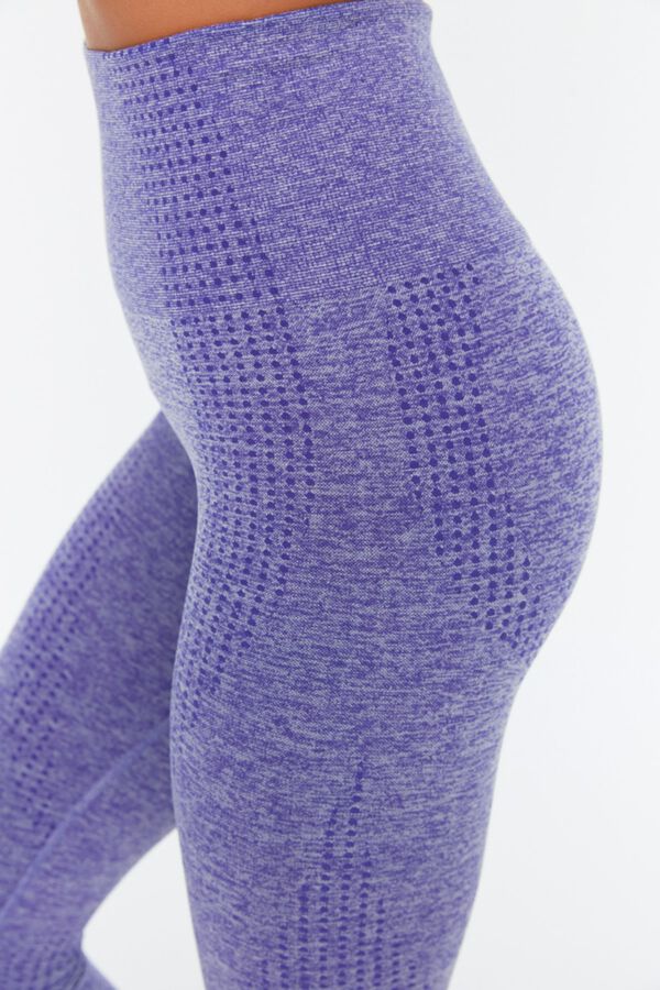 Trendyol Legging desportivo comprido cintura alta mesclado rosa