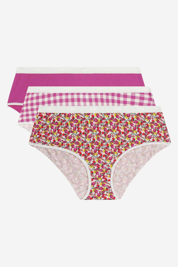 DIM Pack 3 cuecas estampadas estampado