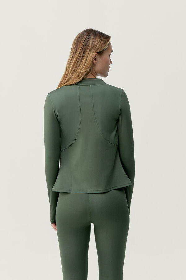 Born Living Yoga Jacket Ivet Jade Grey beige