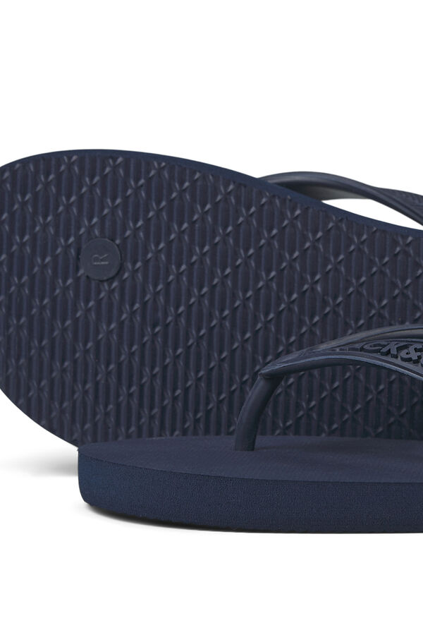 Jack & Jones Chanclas tipo flip-flop logo azul