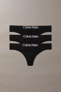 Calvin Klein Pack 3 tangas logo