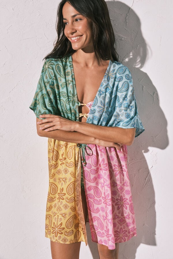 Women'secret &Scaron;arena kratka otvorena &scaron;tampana tunika Print