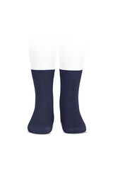 Condor Calcetines cortos b&aacute;sicos punto liso azul