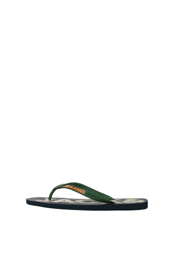 Jack & Jones Chinelos de dedo com sola de borracha azul
