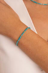 Womensecret Cala Dots Turquoise gold-plated bracelet imprimé