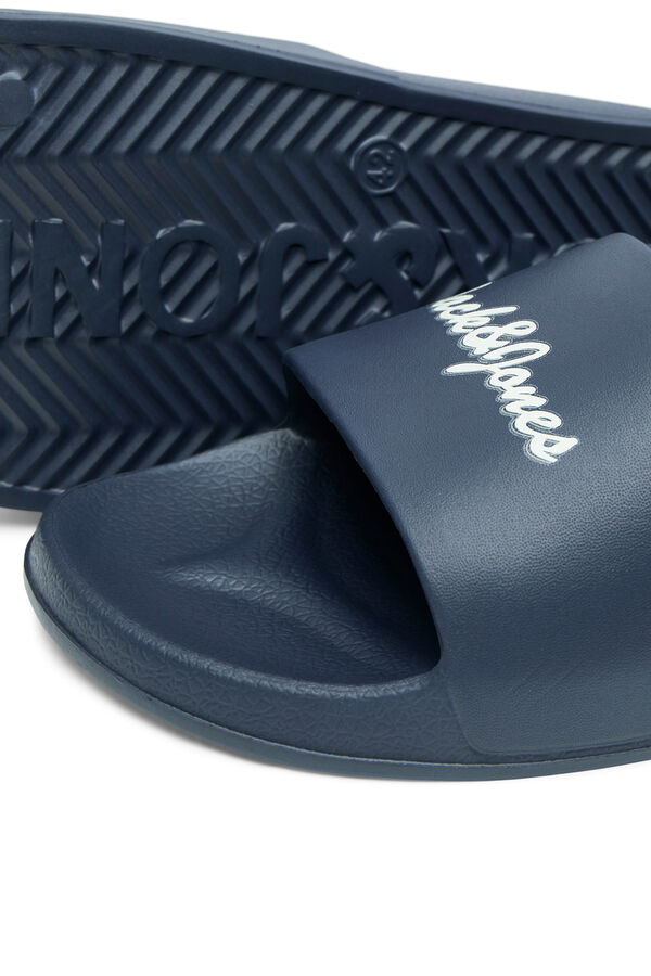 Jack & Jones Chanclas pala de hombre logo azul