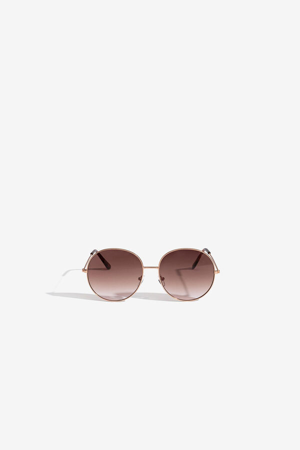 Vilanova Round sunglasses nude