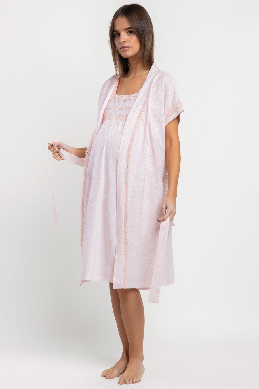 Bata corta maternity tropical