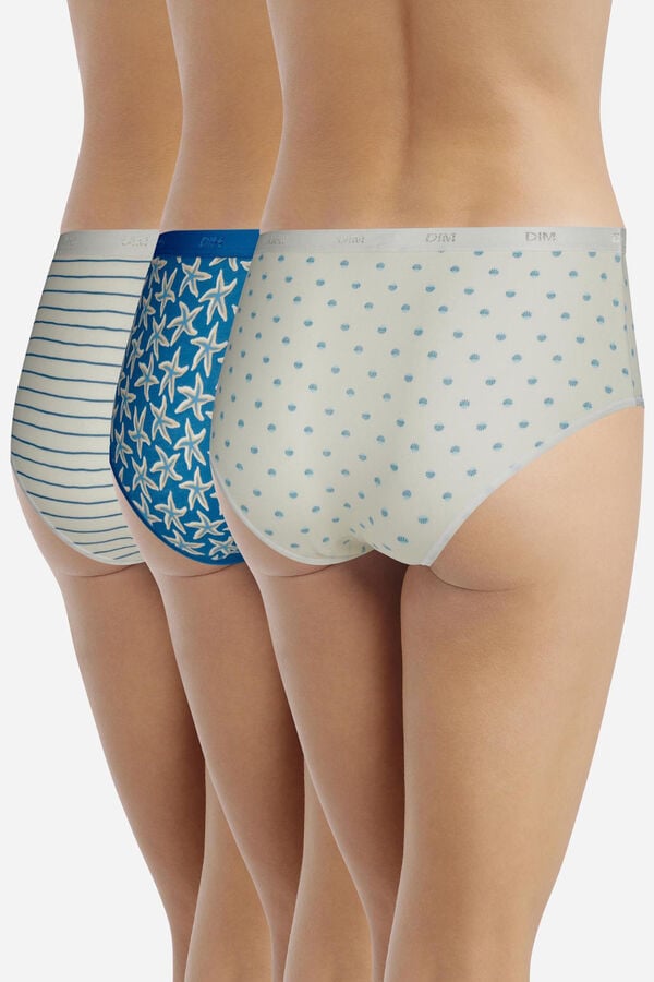 DIM Pack 3 culottes estampadas estampado