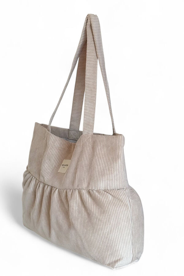 De La Mur Tofe Ruffle Bag Bež