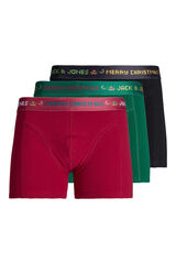 Jack & Jones Pack de 3 b&oacute;xers logo printed