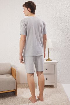 Trendyol Conjunto de pijama curto &agrave;s riscas
