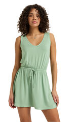 Roxy Vestido corto verde kaki