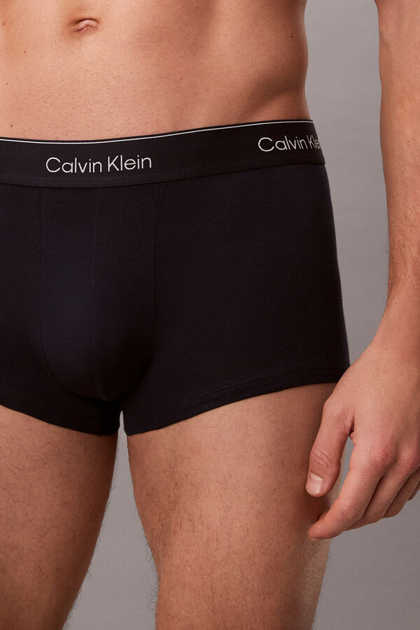 Calvin Klein Pack 3 b&oacute;xers tiro bajo - Icon Cotton Stretch azul