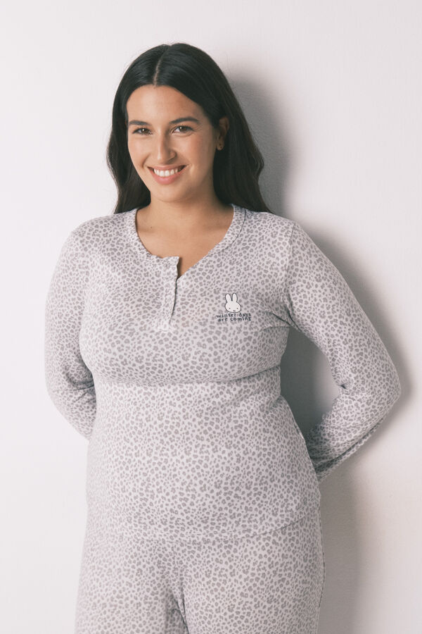 Women'secret Duga pidžama sa životinjskim print Mifi Print