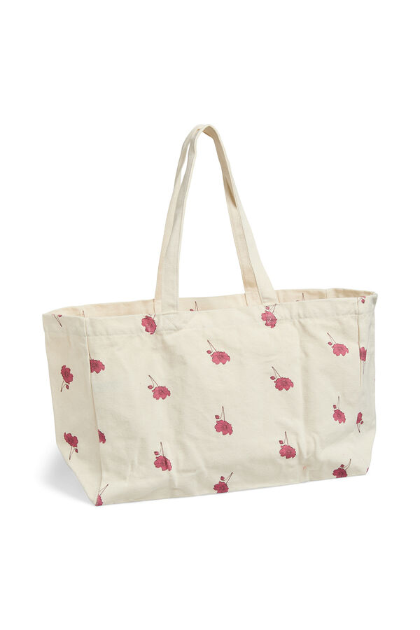 Pieces Tote bag algod&oacute;n org&aacute;nico blanco