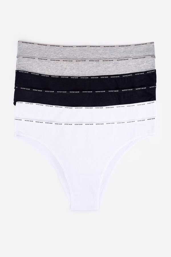 Women'secret Pakovanje od 6 pari pamučnih brazilijana gaćica Print