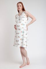 Admas Winnie the Pooh maternity nightgown grey