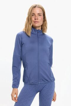 Only Play Casaco t&eacute;cnica de gola alta com fecho-&eacute;clair