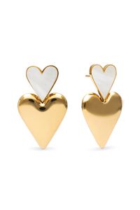 Singularu Pendientes Duo d'amour  Ba&ntilde;o Oro 