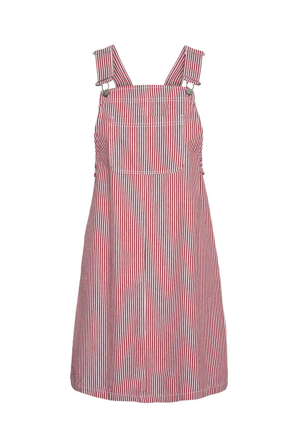 Womensecret Stripe print denim dress burgundy