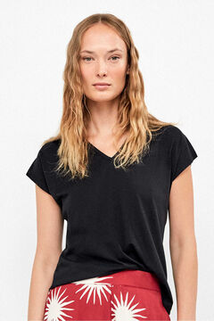 Gisela T-shirt cava em cetim