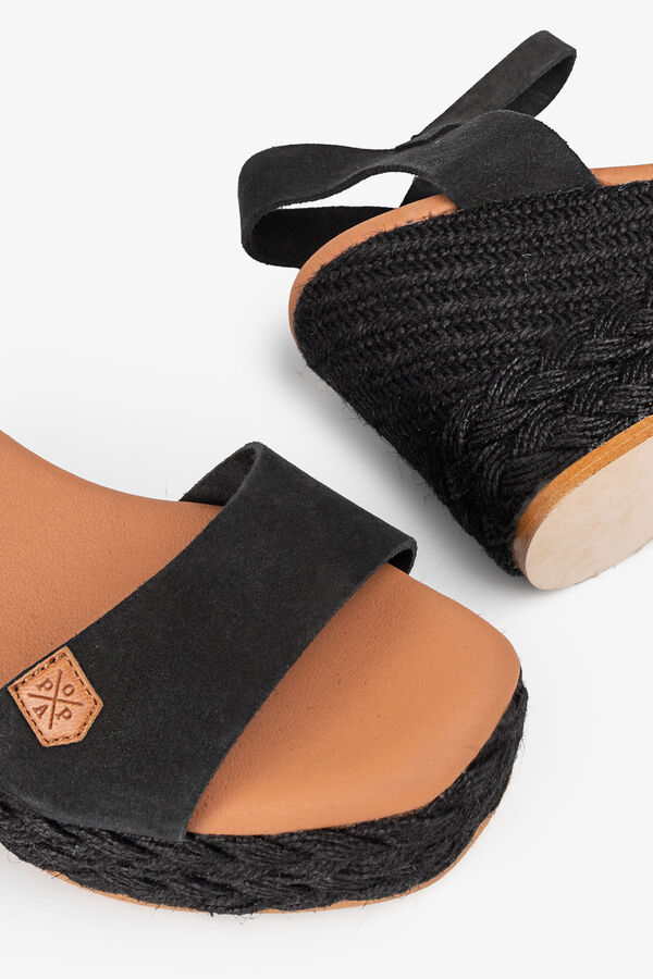 Popa High wedge noir