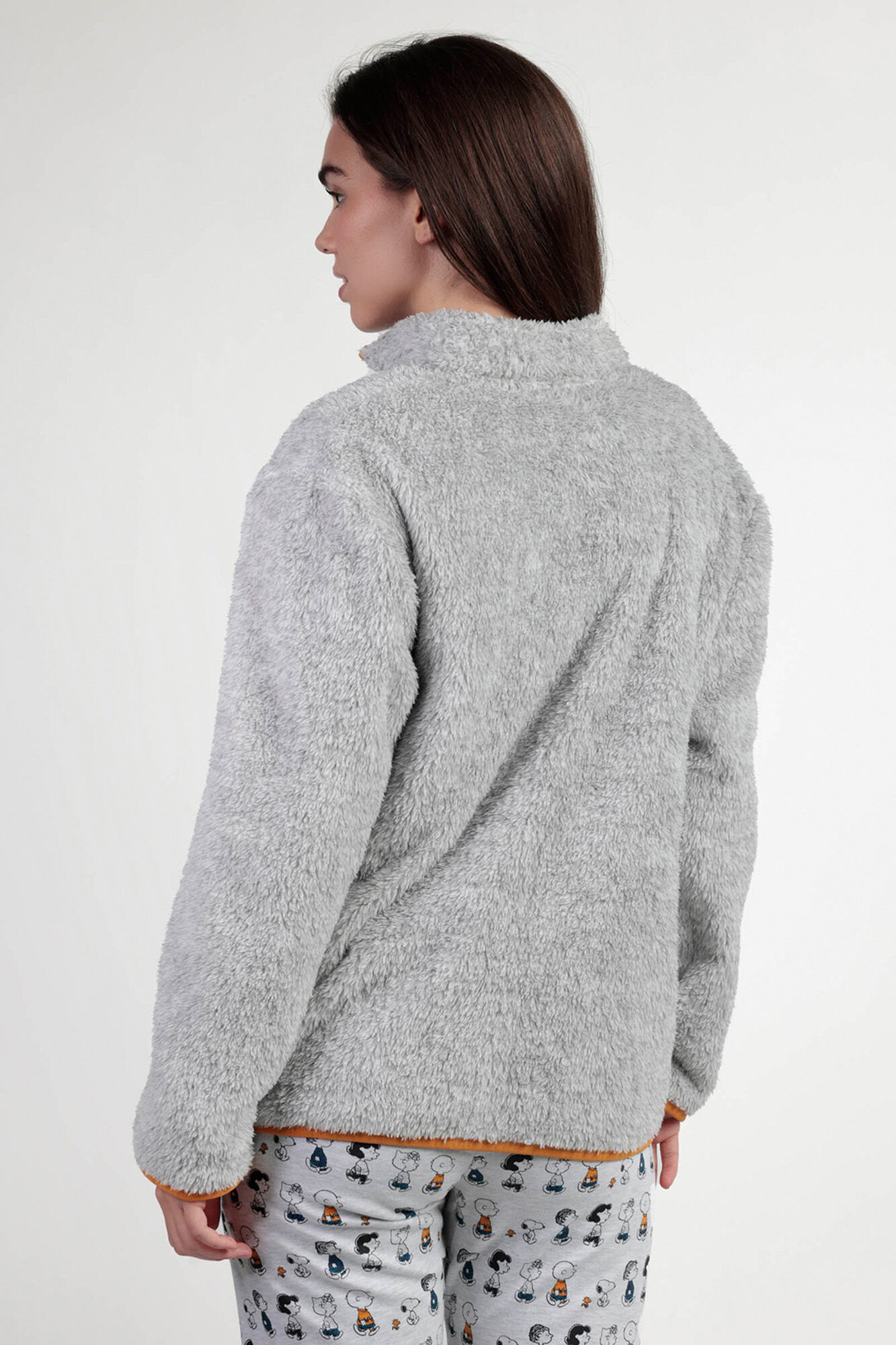 Admas Bata corta borrego Snoopy&Friends para mujer