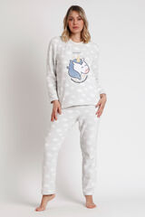 Mr. Wonderful Women's Pajamas Today I'm Selfie Mr. Wonderful grey