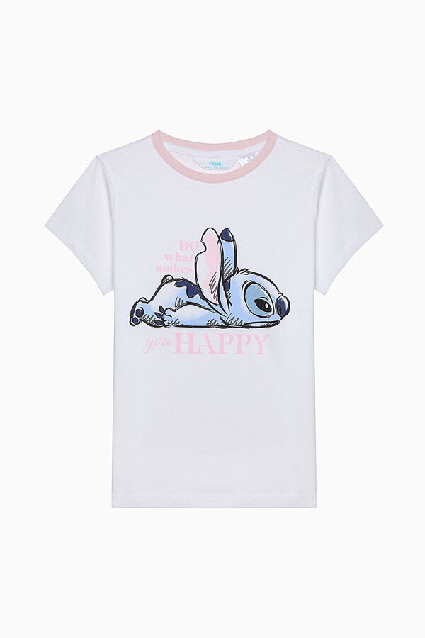 Penti Conjunto de pijama curto Stitch branco