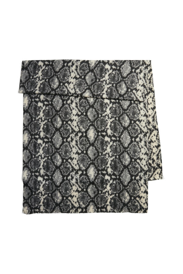 Pieces Bufanda fina de serpiente gris