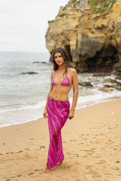 Women'secret Midi suknja od krep tkanine sa tie dye printom
