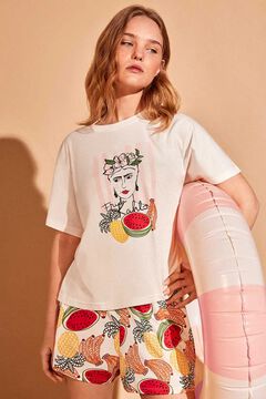 Gisela Pijama estampado cole&ccedil;&atilde;o Frida