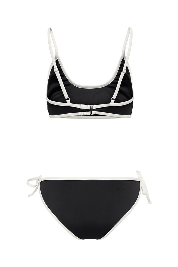 Only Crni bikini set sa kontrastnim detaljima Crna