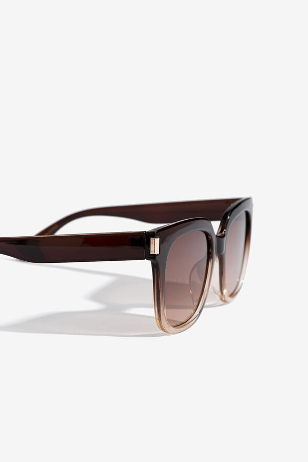 Vilanova Gafas de Sol Cuadradas de Acr&iacute;lico nude