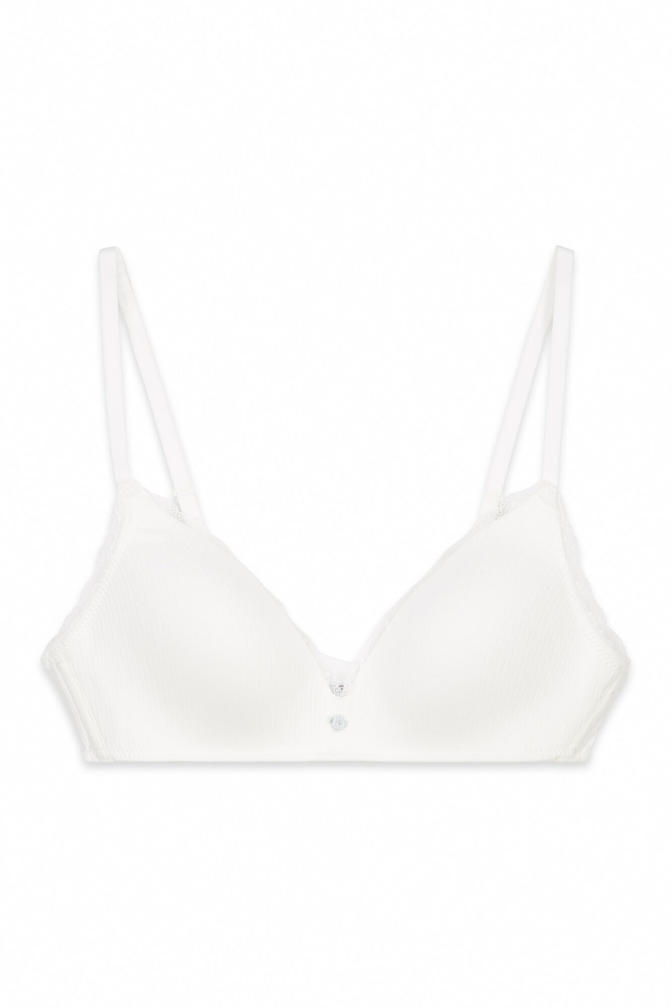 Women'secret Beli pamučni trouglasti grudnjak sa punjenjem LOVELY