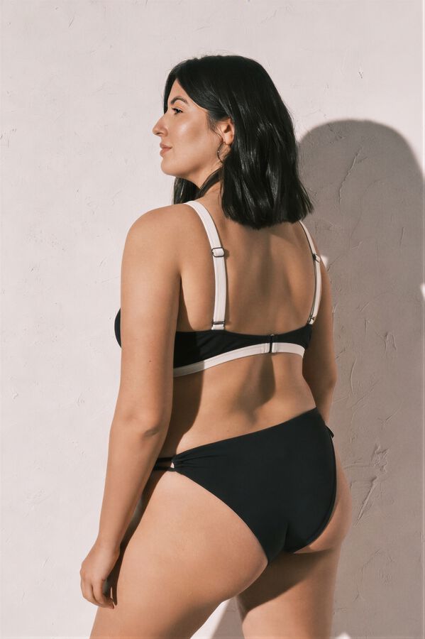 Women'secret Crn trouglasti polusjajan gornji deo bikinija Crna