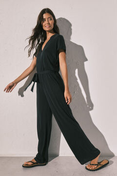 Women'secret Mono largo fluido negro