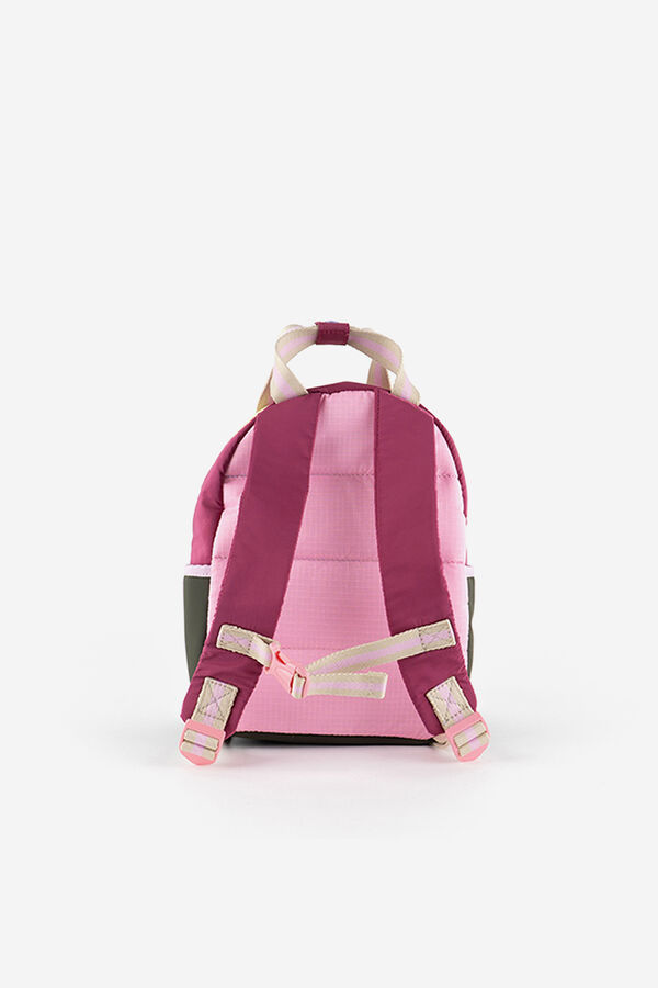 Victoria Mochila de nylon multicolor burdeos