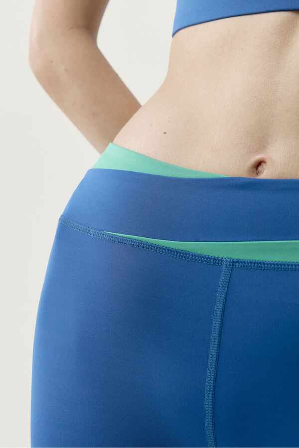 Born Living Yoga Plavo-tirkizne sportske tajice Kate Zelena