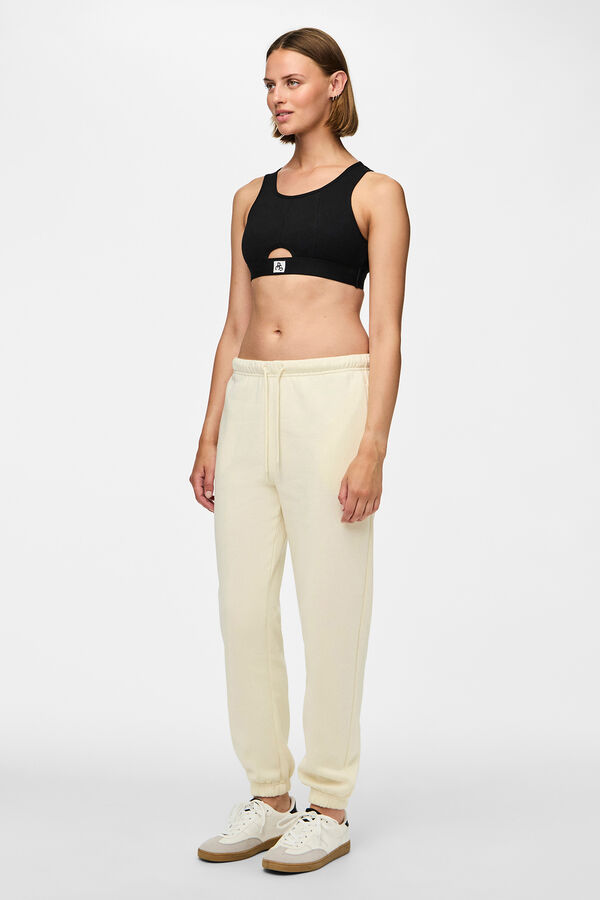 Pieces Cal&ccedil;as de treino bege