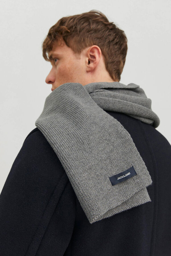 Jack & Jones Bufanda logo gris
