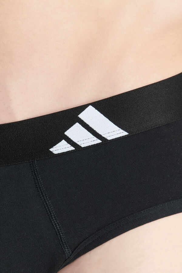 Adidas Pack de 2 calzoncillos de algod&oacute;n Active Flex negro