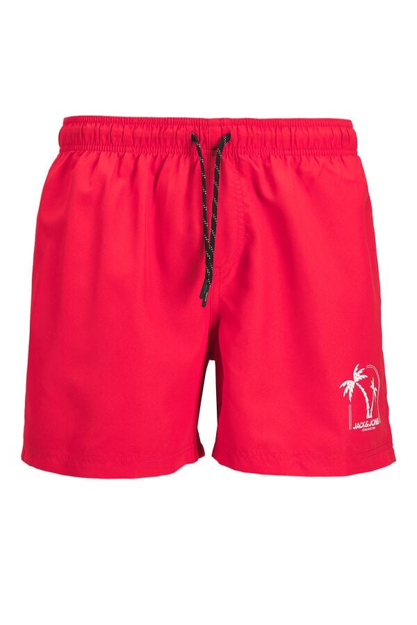 Jack & Jones Pack ba&ntilde;ador con accesorios rojo